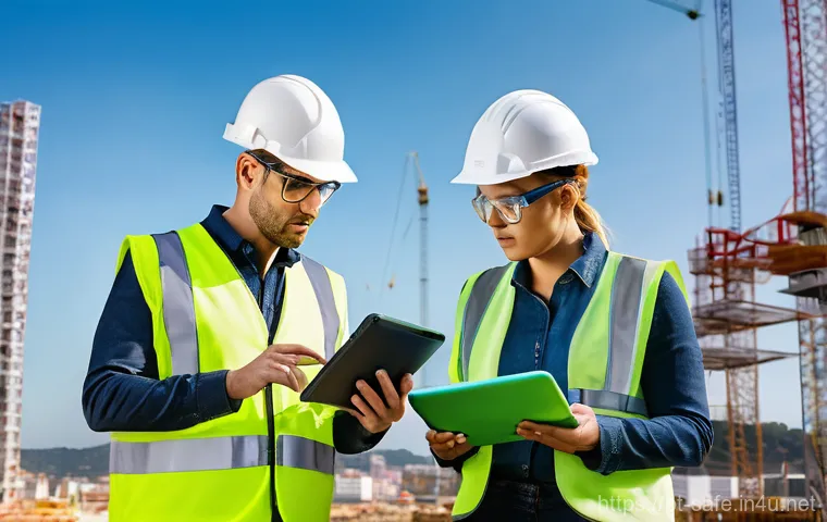 산업안전기사와 고소작업 안전 대책 - **Prompt 1: The Modern Safety Strategist**
    "A visionary male or female safety engineer in their ...